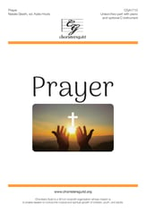 Prayer Unison/Two-Part choral sheet music cover